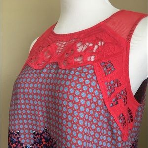 Pale Sky sleeveless blouse